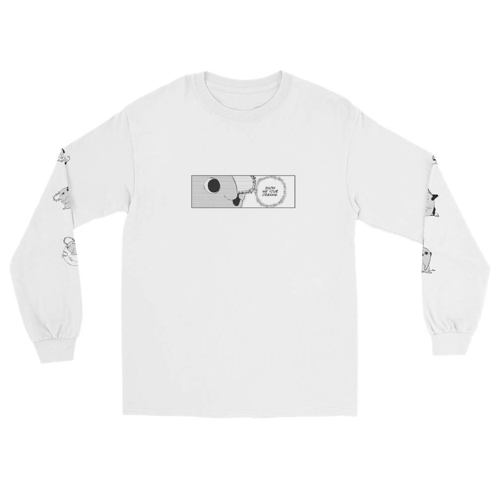 Chainsaw Man - Pochita "Show Me Your Dreams" Long Sleeve Shirt