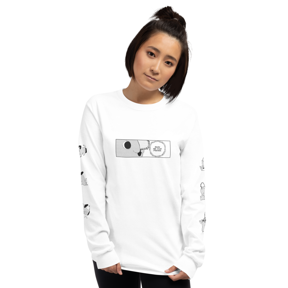 Chainsaw Man - Pochita "Show Me Your Dreams" Long Sleeve Shirt