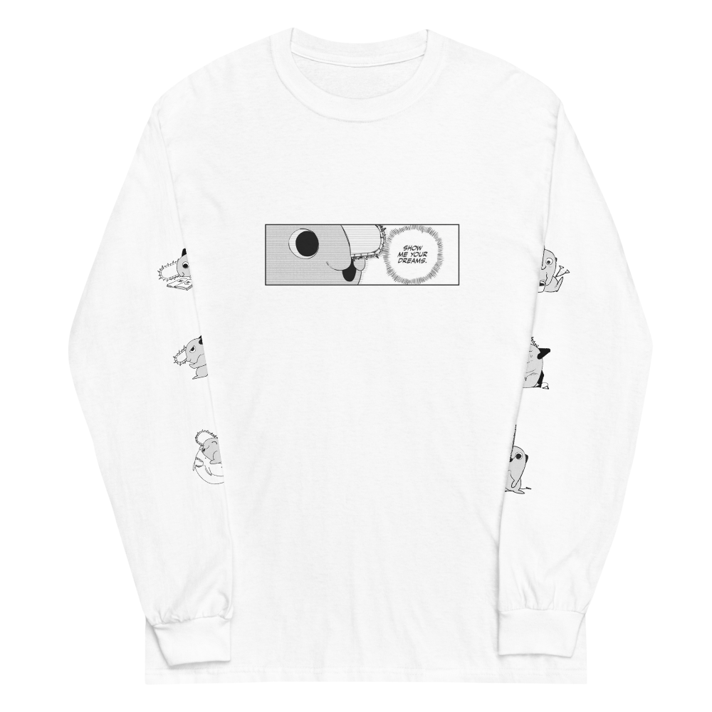 Chainsaw Man - Pochita "Show Me Your Dreams" Long Sleeve Shirt